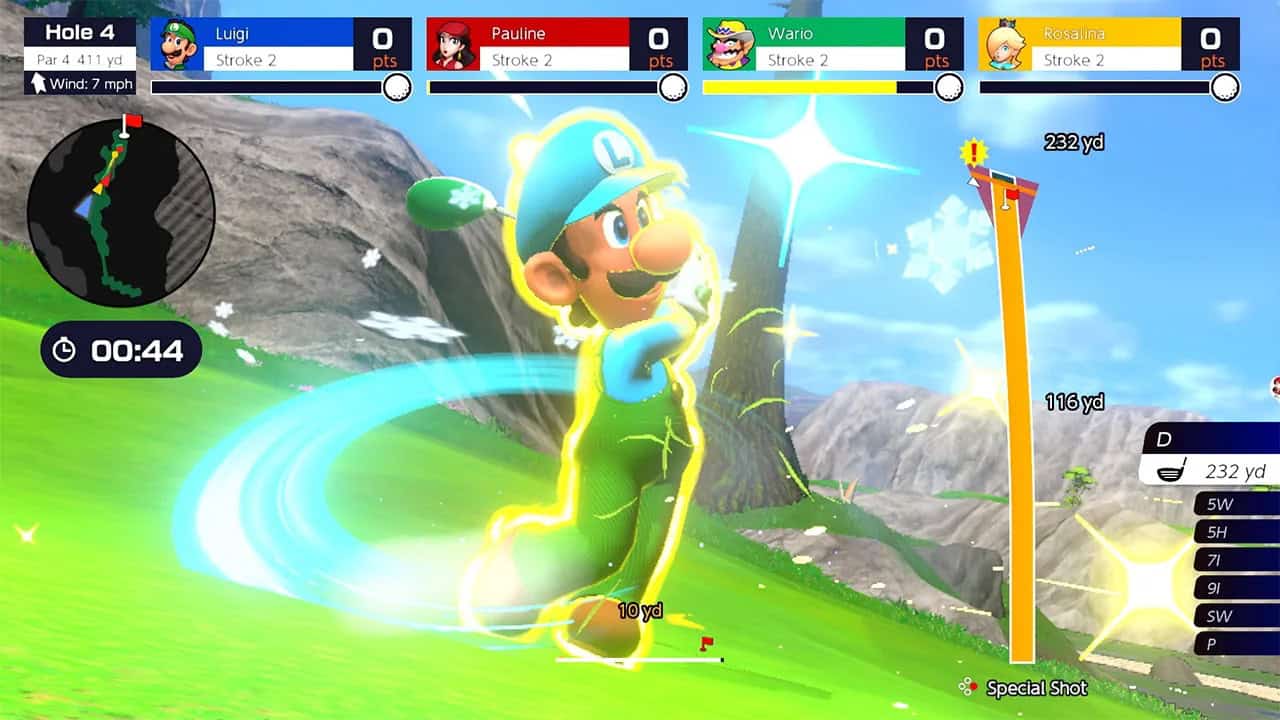 Mario Golf Rush Mii and How To Gain Experience and Level Up